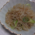 きらり流れ星's cooksnap of when they made 糸こんにゃくとネギの炒め物.