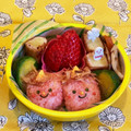hime's cooksnap of when they made 幼稚園年少　鬼ちゃん三兄弟お弁当.