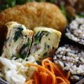 ガメコ's cooksnap of when they made カニカマとホウレン草の卵焼き.
