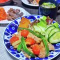 かおりかざり's cooksnap of when they made 丼にも！プチトマトと豚肉のスタミナ生姜焼.