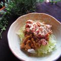haruku221's cooksnap of when they made 納豆サラダおつまみ.