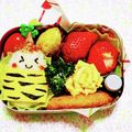 ☆たぁこ♪☆'s cooksnap of when they made 節分キャラ弁☆俵おにぎりのオニくん♪.