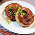 パピパピくん's cooksnap of when they made めちゃ旨！ガーリックバターの大根ステーキ.