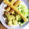 ＭEGUMI❤︎'s cooksnap of when they made 餃子の皮が余ったら②　♪枝豆スティック♪.