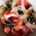 くむちん's cooksnap of when they made 材料これだけ！トマ玉わかめ酢.