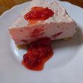 Vますみん's cooksnap of when they made 苺たっぷり♡ストロベリーレアチーズケーキ.