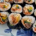 マンバ's cooksnap of when they made 韓国の屋台のキムパを再現！【保存版】.