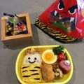 まれ子's cooksnap of when they made 節分キャラ弁☆俵おにぎりのオニくん♪.