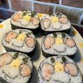 あおさきポン's cooksnap of when they made にっこりアンパンマン巻き寿司♪節分に♪.