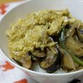 ピンクのたまご's cooksnap of when they made なすの卵とじ丼.