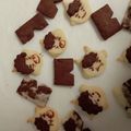 あずき♪しば's cooksnap of when they made 節分に☆食べて鬼退治！？鬼クッキー。.