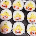 熊っち's cooksnap of when they made 節分の恵方巻き♡子どもが喜ぶ子鬼の太巻き.