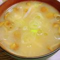 のんべぇヒロ's cooksnap of when they made ＊豆腐となめこの味噌汁＊.