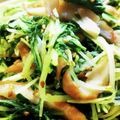クック3FTXA7☆'s cooksnap of when they made 水菜(またはピーマン)と竹輪のきんぴら.