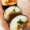 あちゃんk＊'s cooksnap of when they made 焼肉恵方巻き.