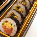 kinako10's cooksnap of when they made 巻き寿司の綺麗な切り方.