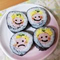 ぺったらこ☆'s cooksnap of when they made 節分の恵方巻き♡子どもが喜ぶ子鬼の太巻き.