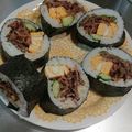 よよん☆ミ's cooksnap of when they made 話題入りの甘辛しぐれ煮で☆牛肉太巻き寿司.
