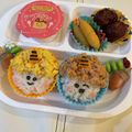 せなとあるいのママ's cooksnap of when they made 節分キャラごはん☆そぼろヘアーの鬼ギリ～.