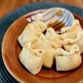 マルんちの丸顔's cooksnap of when they made 納豆巾着焼き.