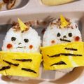 クック甘党。's cooksnap of when they made 節分キャラ弁☆俵おにぎりのオニくん♪.