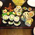 Rika☆Rin's cooksnap of when they made 節分　鬼のパンツno恵方巻き.
