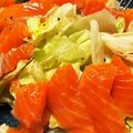 めのおう's cooksnap of when they made サーモンの和風カルパッチョ.