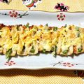 悠愛らぶ☆'s cooksnap of when they made おつまみに✨ちくわインゲンマヨチー焼き.