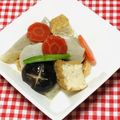 tokotann's cooksnap of when they made 大根とこんにゃく・厚揚げの煮物＊炊いたん.