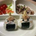 えみちゅん3's cooksnap of when they made 節分に♪鬼ギリ君＊キャラ弁.
