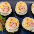 105♡'s cooksnap of when they made 節分の恵方巻き♡子どもが喜ぶ子鬼の太巻き.