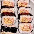 tomitomico's cooksnap of when they made 大きめ玉子のサラダ太巻普段の食材で恵方巻.