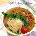 YUH♡ママ's cooksnap of when they made 焼肉のタレ☆豚だいこん炒め.