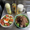 ebipeco's cooksnap of when they made 簡単！激ウマ！焼肉レタスチャーハン.