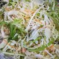 Tequira's cooksnap of when they made 水菜と大葉のシャキシャキサラダ.