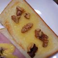 ﾋﾟﾛﾐ♡'s cooksnap of when they made トーストのトッピングは胡桃で！.