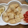 さわら383's cooksnap of when they made 離乳食☆手づかみきなこトースト.