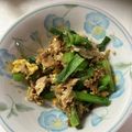 クック5JVRUQ☆'s cooksnap of when they made 小松菜＆卵＆ツナのウマウマ簡単炒め♡.