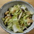 aicooking♪'s cooksnap of when they made 春キャベツと油揚げの炒め煮.