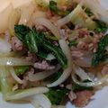 大森ヨーグルト's cooksnap of when they made 青梗菜と豚ひき肉の生姜炒め.
