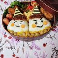 いちにこ♡'s cooksnap of when they made 節分★　鬼♬　おにぎり　キャラ弁　簡単♬.