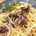 IMKI's cooksnap of when they made さば缶で♡さばと梅しその冷製パスタ♡.