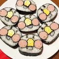 わんこた's cooksnap of when they made ◆完全攻略◆米１合でアンパンマン巻き寿司.