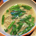 いたちゃん55's cooksnap of when they made 海老と韮のとろり～んレンコンスープ.