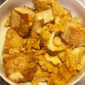 もりひろ♡'s cooksnap of when they made 絹豆腐のフワフワ卵とじ.