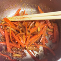 クック0U6I4L☆'s cooksnap of when they made ☆椎茸の芯と人参のきんぴら☆.