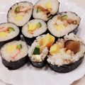 まんまるまうちゃん's cooksnap of when they made 節分･恵方巻きに福豆入れよう～♪.