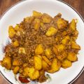 クックZ772ME☆'s cooksnap of when they made じゃがいもとひき肉のカレー粉炒め.