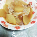 めみたん☆'s cooksnap of when they made 豚肉と大根の煮物～(*´╰╯`๓)♬.