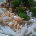 ちかぽん０８０３'s cooksnap of when they made 簡単☆オクラ納豆さぬきうどん♪.